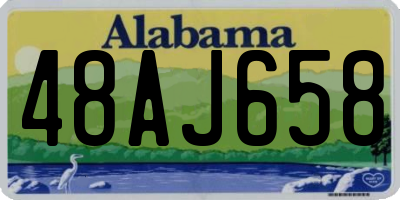 AL license plate 48AJ658