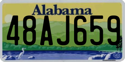 AL license plate 48AJ659