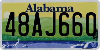 AL license plate 48AJ660