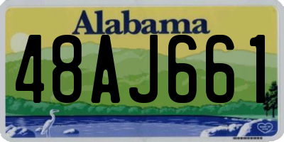AL license plate 48AJ661