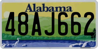 AL license plate 48AJ662