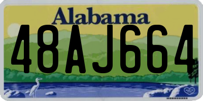 AL license plate 48AJ664