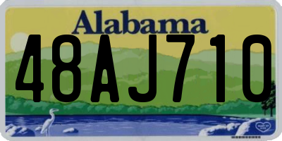 AL license plate 48AJ710