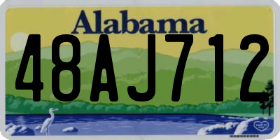 AL license plate 48AJ712