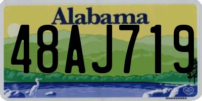 AL license plate 48AJ719