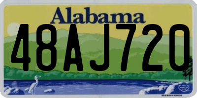 AL license plate 48AJ720