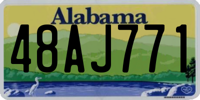 AL license plate 48AJ771