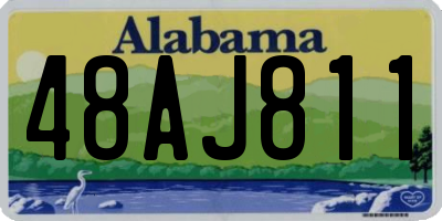 AL license plate 48AJ811