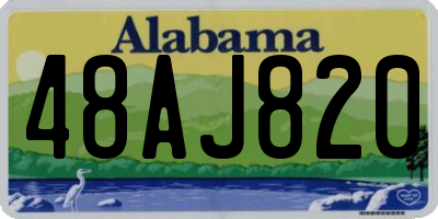 AL license plate 48AJ820