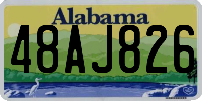 AL license plate 48AJ826