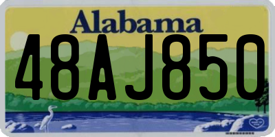 AL license plate 48AJ850