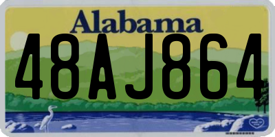 AL license plate 48AJ864