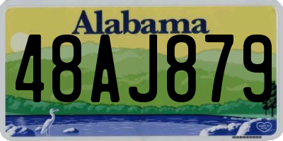 AL license plate 48AJ879