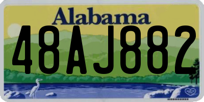 AL license plate 48AJ882