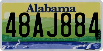 AL license plate 48AJ884