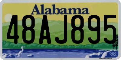 AL license plate 48AJ895