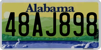 AL license plate 48AJ898