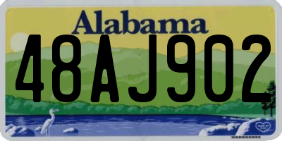 AL license plate 48AJ902