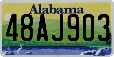 AL license plate 48AJ903