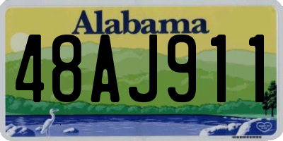 AL license plate 48AJ911