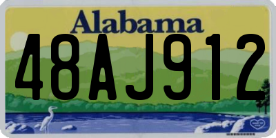 AL license plate 48AJ912