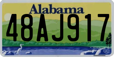 AL license plate 48AJ917