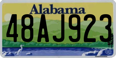 AL license plate 48AJ923