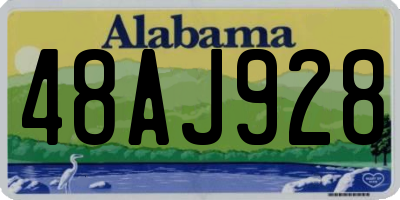 AL license plate 48AJ928