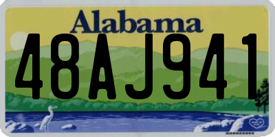 AL license plate 48AJ941