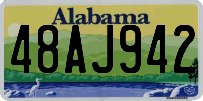 AL license plate 48AJ942