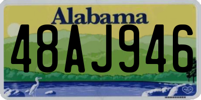 AL license plate 48AJ946