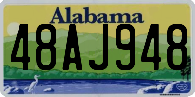 AL license plate 48AJ948
