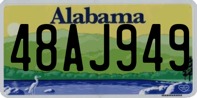 AL license plate 48AJ949