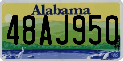 AL license plate 48AJ950