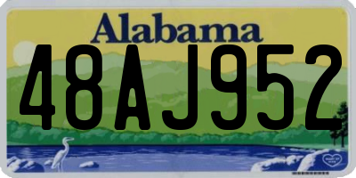 AL license plate 48AJ952