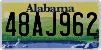 AL license plate 48AJ962
