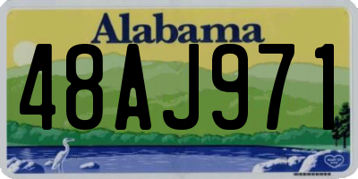 AL license plate 48AJ971