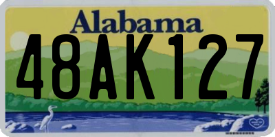 AL license plate 48AK127