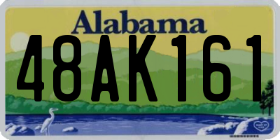 AL license plate 48AK161