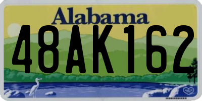 AL license plate 48AK162