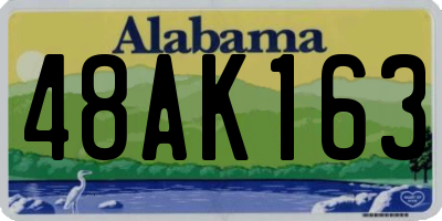 AL license plate 48AK163