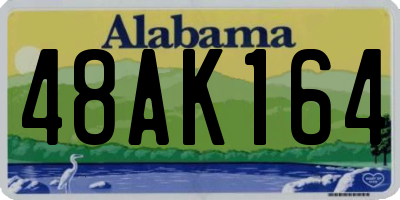 AL license plate 48AK164