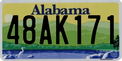 AL license plate 48AK171