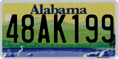 AL license plate 48AK199