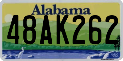 AL license plate 48AK262