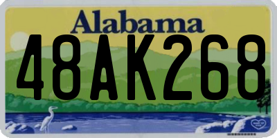 AL license plate 48AK268