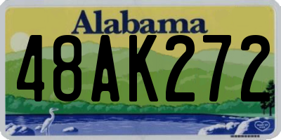 AL license plate 48AK272