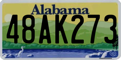 AL license plate 48AK273