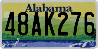 AL license plate 48AK276