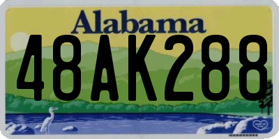 AL license plate 48AK288